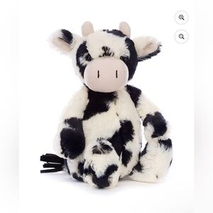 Jellycat Black and Cream Cow Plush
